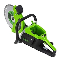 Бетонорез Greenworks PC141 аккумуляторный 82В с АКБ 5 Ач + ЗУ 8А двойное