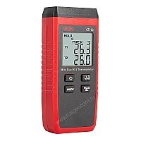 Термометр RGK CT-12 с зондом температуры воздуха TR-10A, поверхностным зондом TR-10S и погружным зондом температуры TR-10W