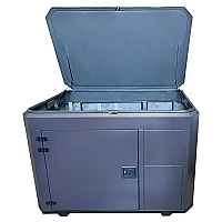 Бензиновый генератор FUBAG BS 14000 A ES в тихом зимнем кожухе 1600 RAL 8019