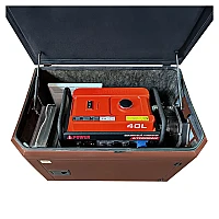 Генератор A-iPower A7000EAX в тихом зимнем кожухе 1200 RAL 8017