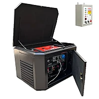 Генератор A-iPower A7000EAX в супертихом зимнем кожухе 1400SS RAL 8019 + блок автозапуска A-iPower 230 В, 50 А