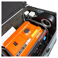 Генератор A-iPower A9000EAX в супертихом зимнем кожухе 1400SS RAL 7031