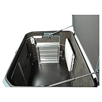 Бензиновый генератор FUBAG BS 6600 A ES в тихом зимнем кожухе 1200 RAL 7035