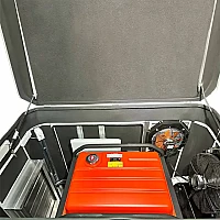 Бензиновый генератор A-iPower A17000EAX в тихом зимнем кожухе 1600 RAL 7035