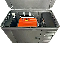 Генератор A-iPower A11000EAX в супертихом зимнем кожухе 1700SS RAL 8019