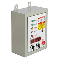 Генератор A-iPower A7000EAX в супертихом зимнем кожухе 1400SS RAL 8019 + блок автозапуска A-iPower 400 В, 25 А