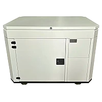 Бензиновый генератор A-iPower A17000TEAX в тихом зимнем кожухе 1600 RAL 7035 + блок автозапуска A-iPower 230В/400В 100А 8 ПИН
